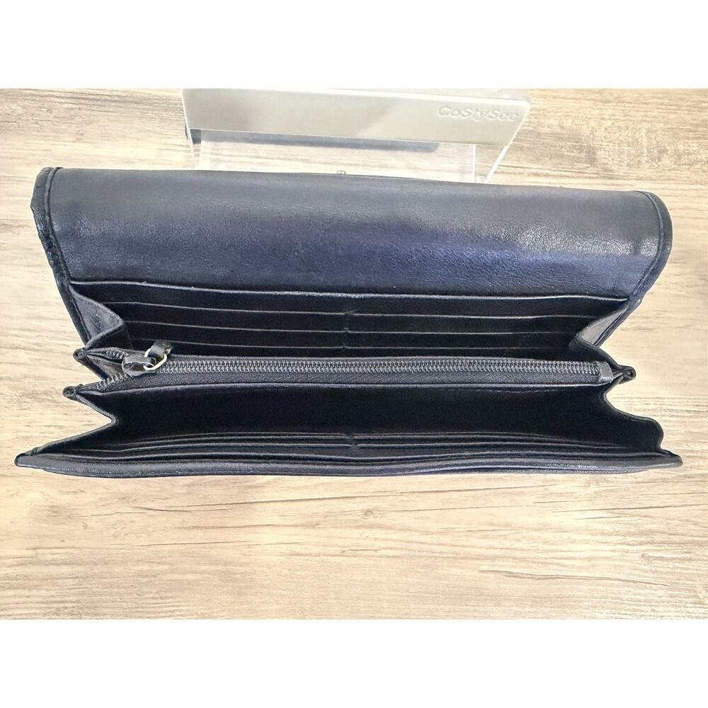 Gucci Guccissima Leather Wallet Black Gold GG Logo + COA & Box - Picture 8 of 9